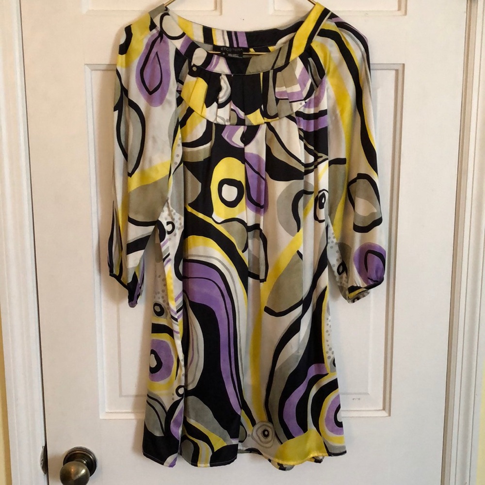 Etcetera Silk tunic dress